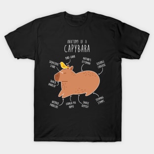 Capybara Anatomy T-Shirt